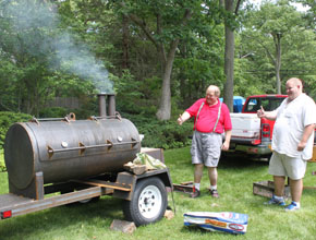 The RealSmoker can get as hot as 500 degrees.